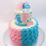2 teir baby cake