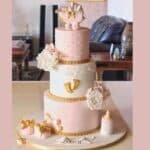 3 teir cake for new born