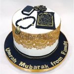 Black And Gold Theme Cake