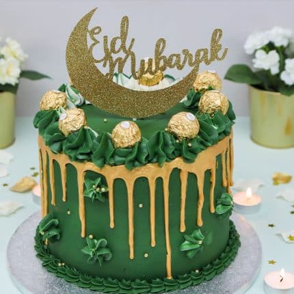 Fererro Rocher Eid Mubarak Cake