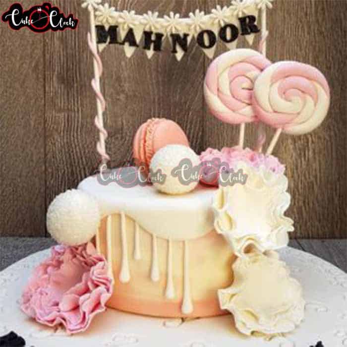 Lollipop Macaron Cake