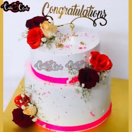Congratulations Cake For Beautiful Couple
