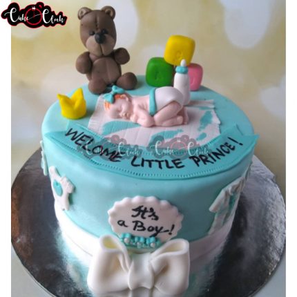 Welcome Little Prince Cake