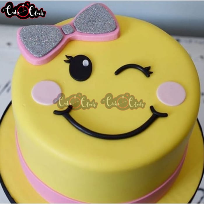 Cute Emoji Theme Cake