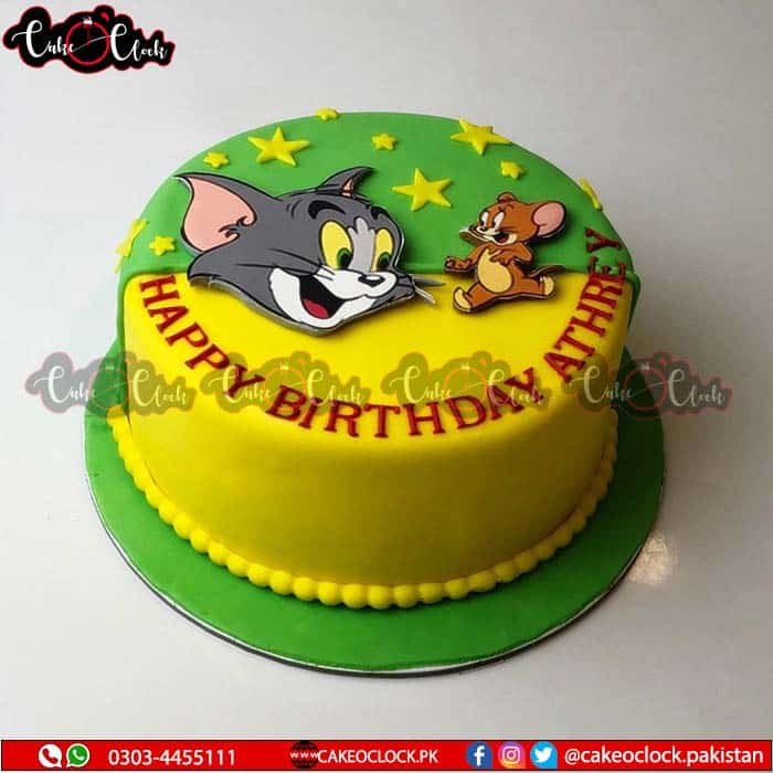 www.cake.lk | Birthday Cake Tom & Jerry 2Kg