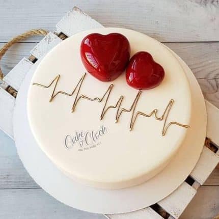 Heart Beat Cake