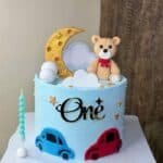 baby boy theme cake