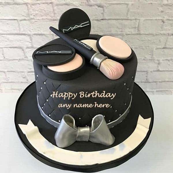 black theme cake