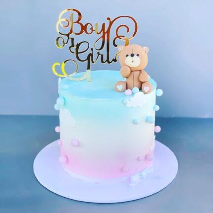 boy theme cake