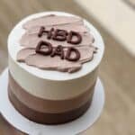 brown cake for fathers day