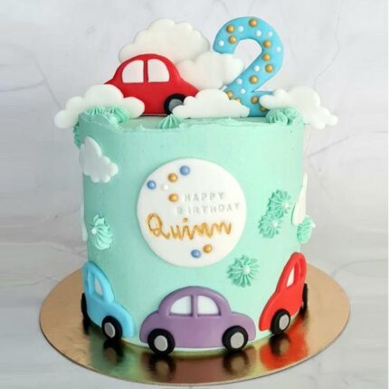 car theme cake