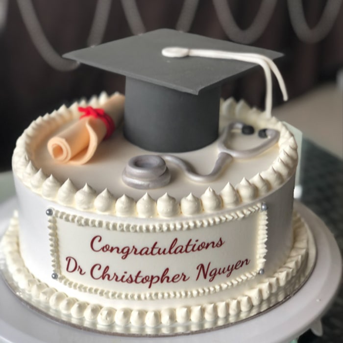 Doctor Theme Congratulations Cake