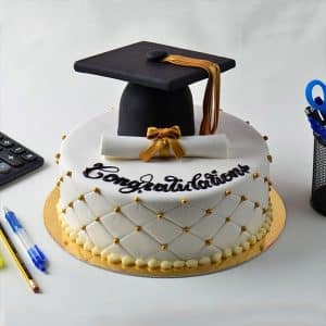 Fancy Fondant Congratulation Cake - Cake O Clock - Best Customize ...