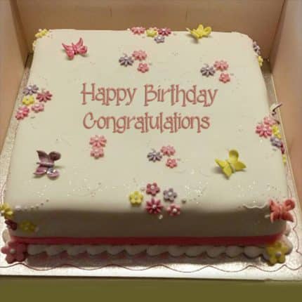 Happy Birthday Congratulations Cake