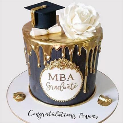 MBA Celebration Congratulations Cake