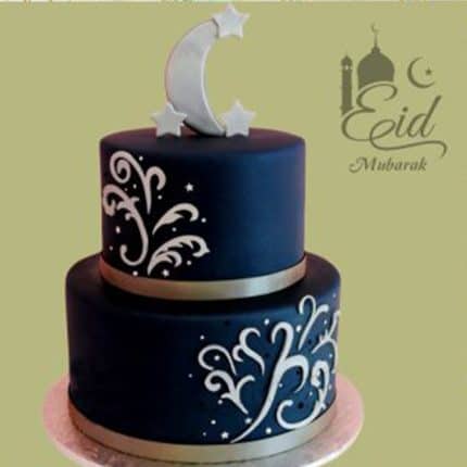 Black And White Eid Cake