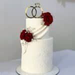engagement cake