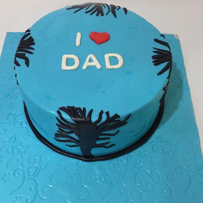 I Love Dad Father's Day Cake