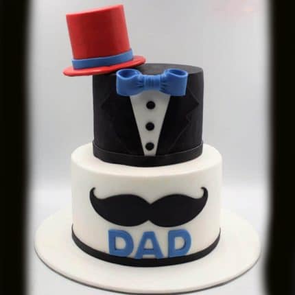 Father's Day Cake With Red Hat
