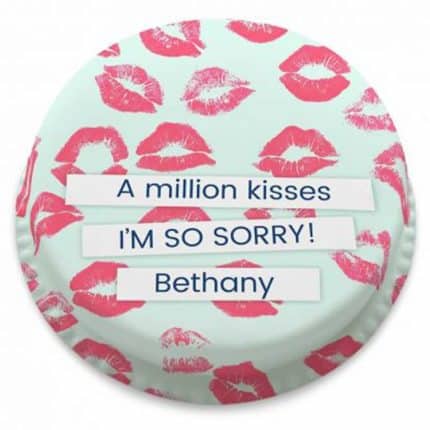 Million kisses Sorry Cake