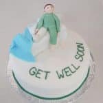 Broken Leg Get Well Soon Cake