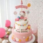 kityy theme cake