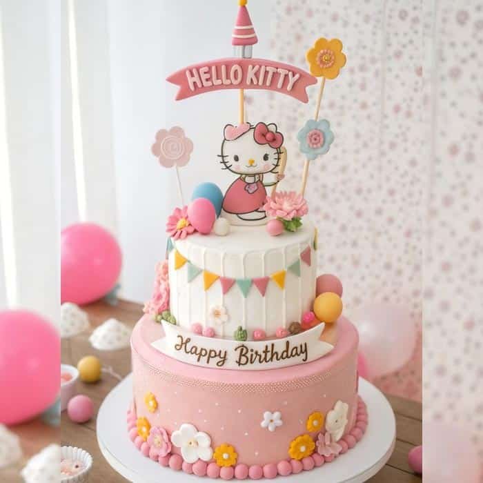kityy theme cake kityy theme cake