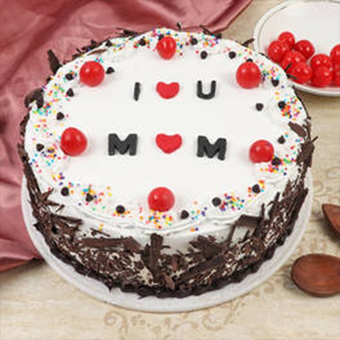 I Love You Mom Mothers day Cake