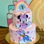 mini mouse theme cake