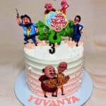 moto patlo theme cake