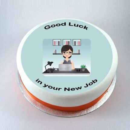 new job theme cake