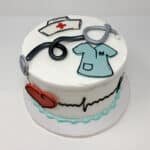 nurse theme cake