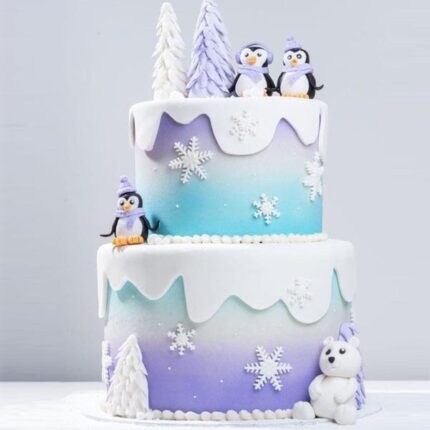 penguine cake