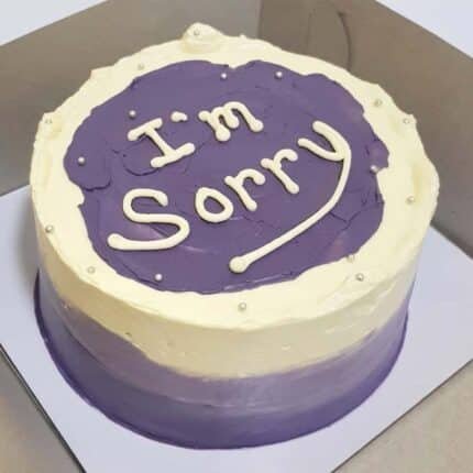 sorry cake