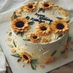 sunflower cake