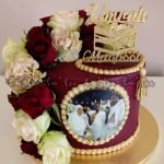 Red Theme Umrah Mubarak With Any Picture