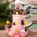 2 tier cake for baby girl