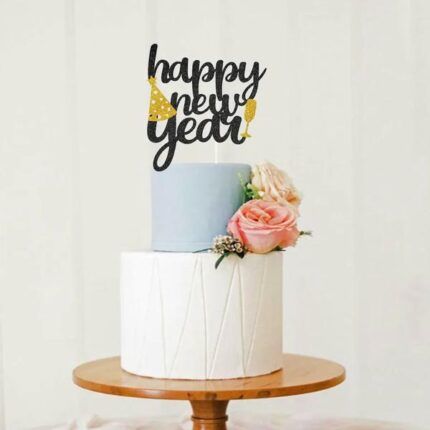 2 tier new year cake