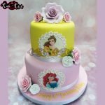 2 tier rapunzel cake