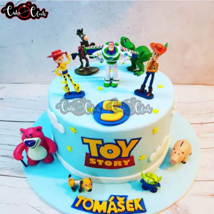 Toy story theme cake