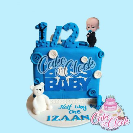 baby boss 1 by 2 celebration cake