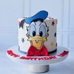 donald duck theme cake