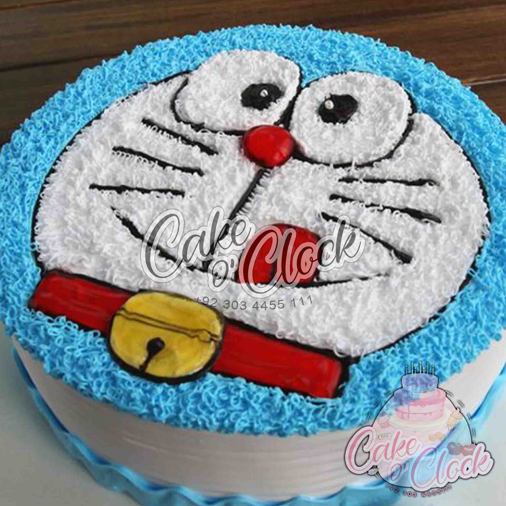 Doraemon cake 1 kg 500 gm pineapple