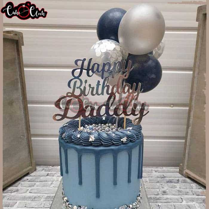 Happy Birthday Daddy Cake O Clock Best Customize Designer Cakes Lahore