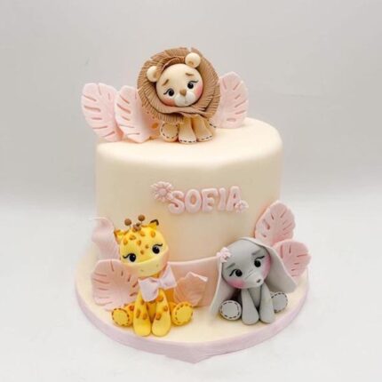 lion theme cake