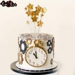 party cake for new year