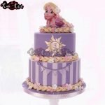 rapunzel cake for 3rd birthday