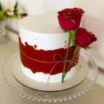rose cake
