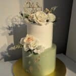 wedding green cake