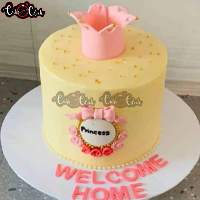 welcome home cake for a little princes